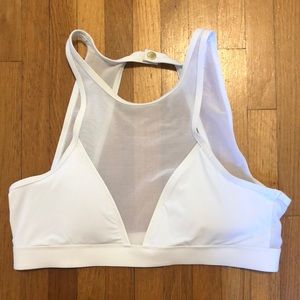 Victoria’s Secret White mesh bikini top